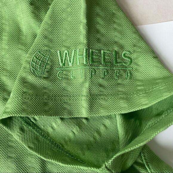 Fairway & Greene Pureformance Golf Polo Shirt Solid Green Apple S NWT - Picture 3 of 11